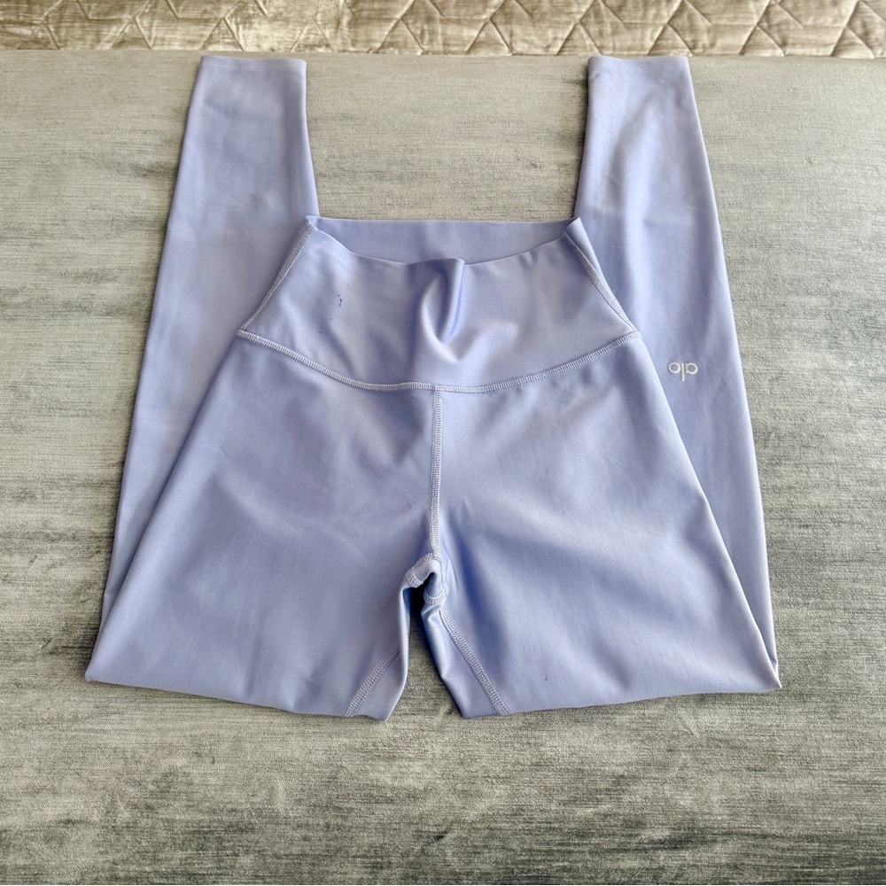 ALO Yoga Airlift Light Lavender Leggings sz S full length